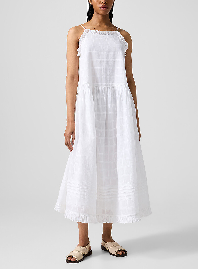 Fiore checkered maxi dress product image (primary)
