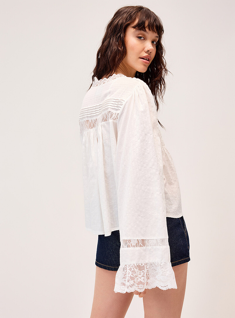 Bohemian lace blouse product image 3