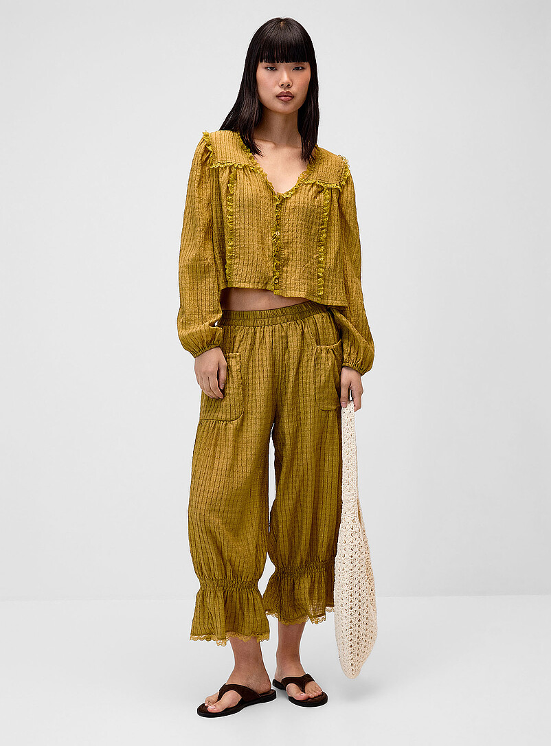 Checkered bloomer pant product image (primary)