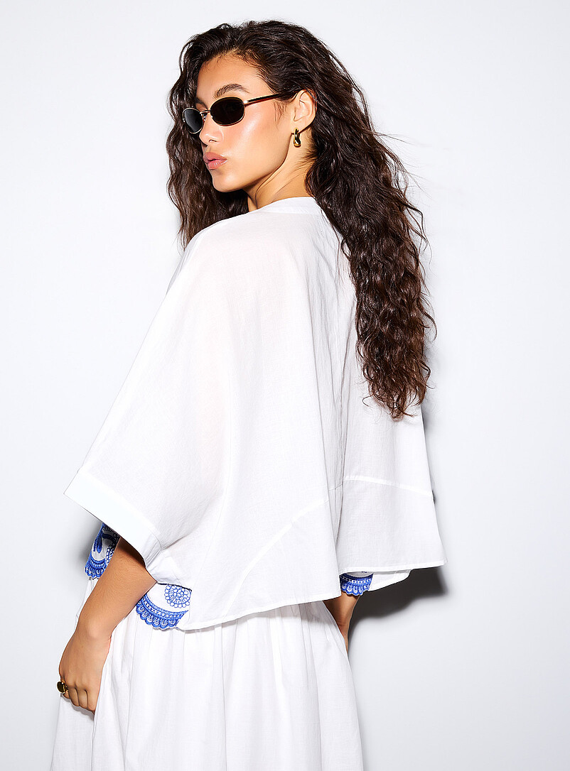 Summer embroidery loose summer blouse product image 3