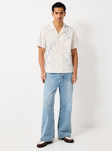 La chemise ray&eacute;e fresque <b>Coupe carr&eacute;e</b>