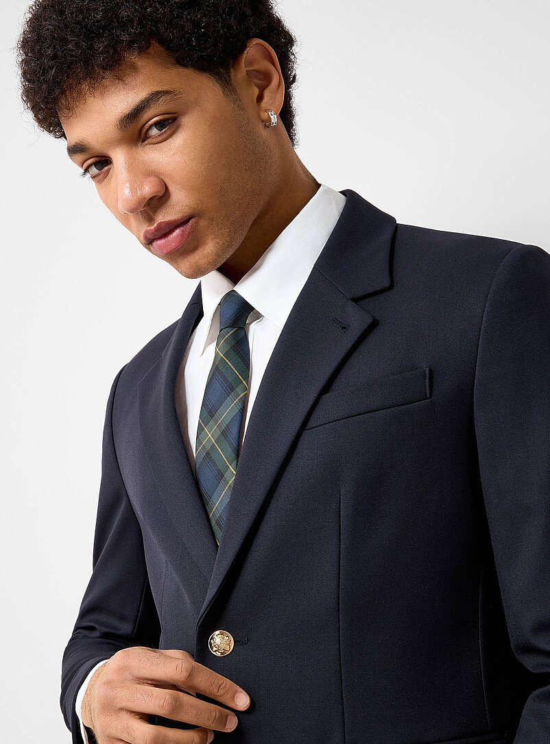 Gold-button navy jacket | DUNST | Shop Men's Regular Fit Jackets