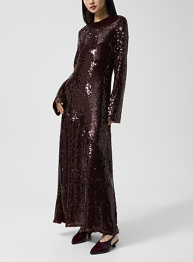 Robe H&M Taille 10 Manches évasées Fleurie Bleue - Neuf Sans étiquettes, Matière Luxe - Femme