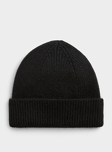 Classic lambswool-blend tuque