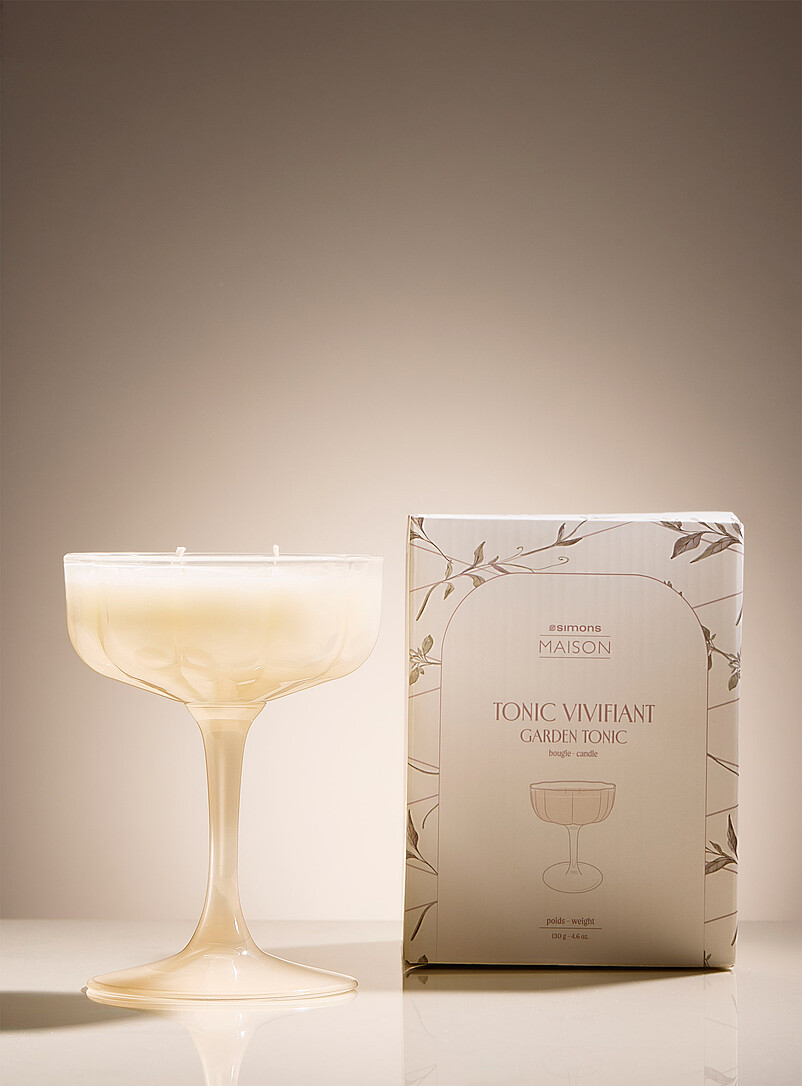 Cocktail Glass Scented Candle See Available Fragrances