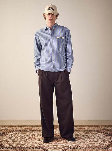 Le pantalon &agrave; plis Soho <b>Coupe ample</b>