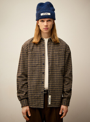 Alpine check flannel shirt