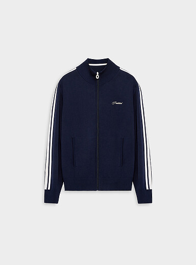 Knitted track jacket