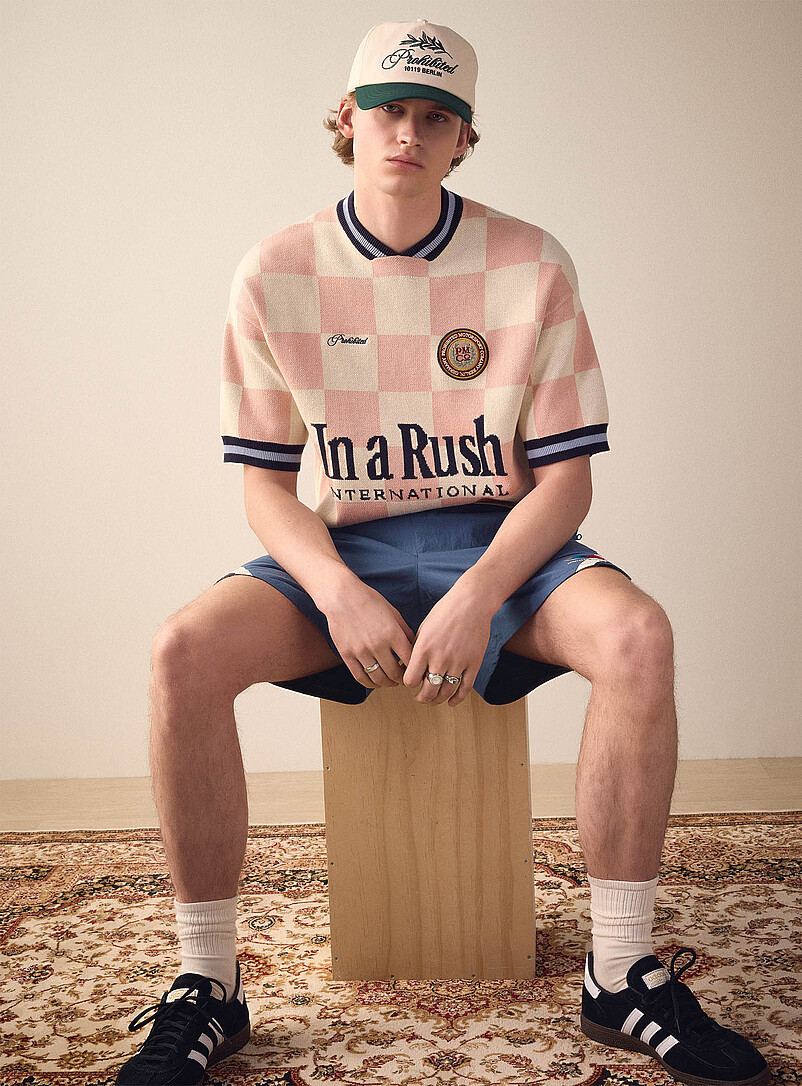 In A Rush Checkerboard Sweater