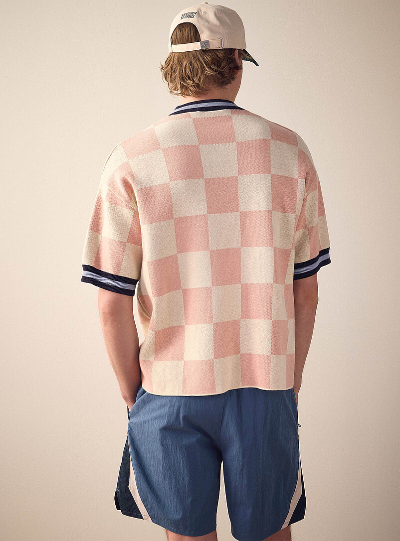 In a Rush checkerboard sweater product image 2