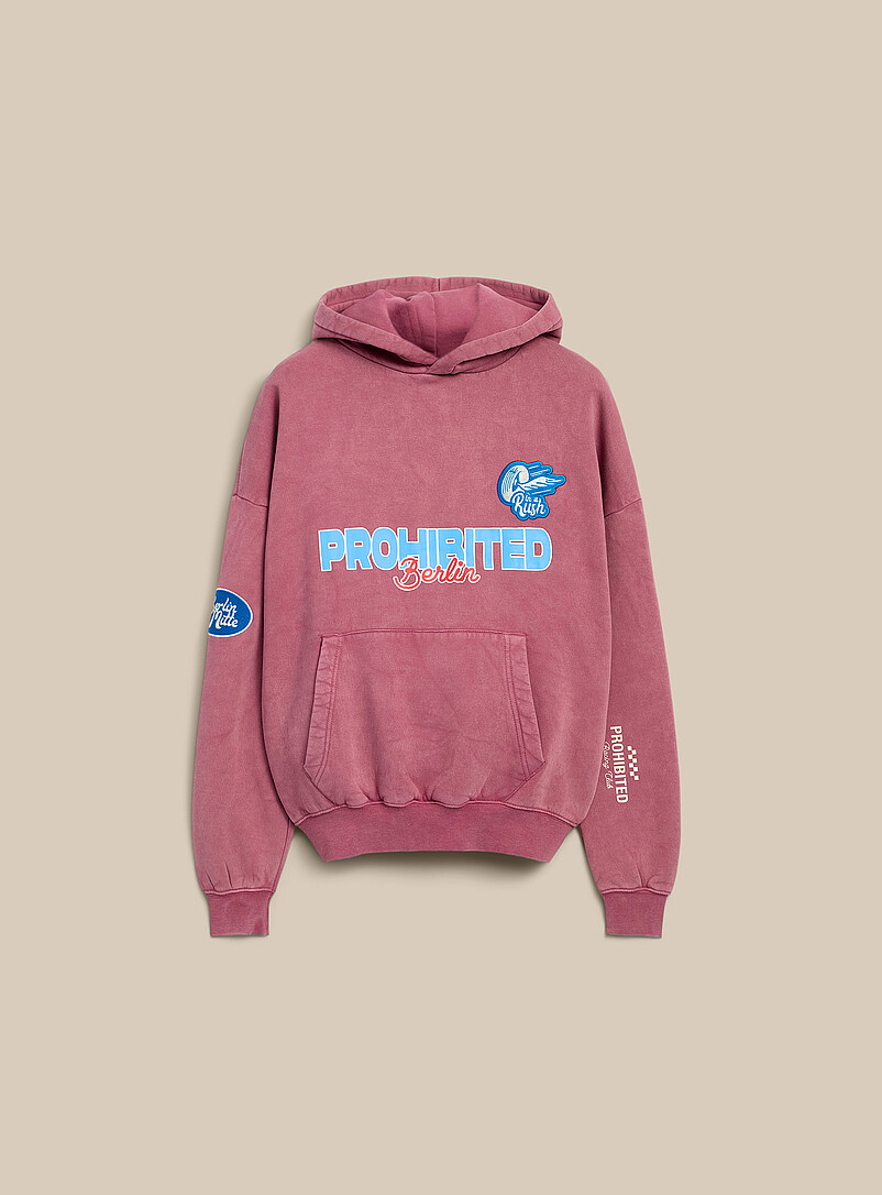 In a Rush faded hoodie product image 3