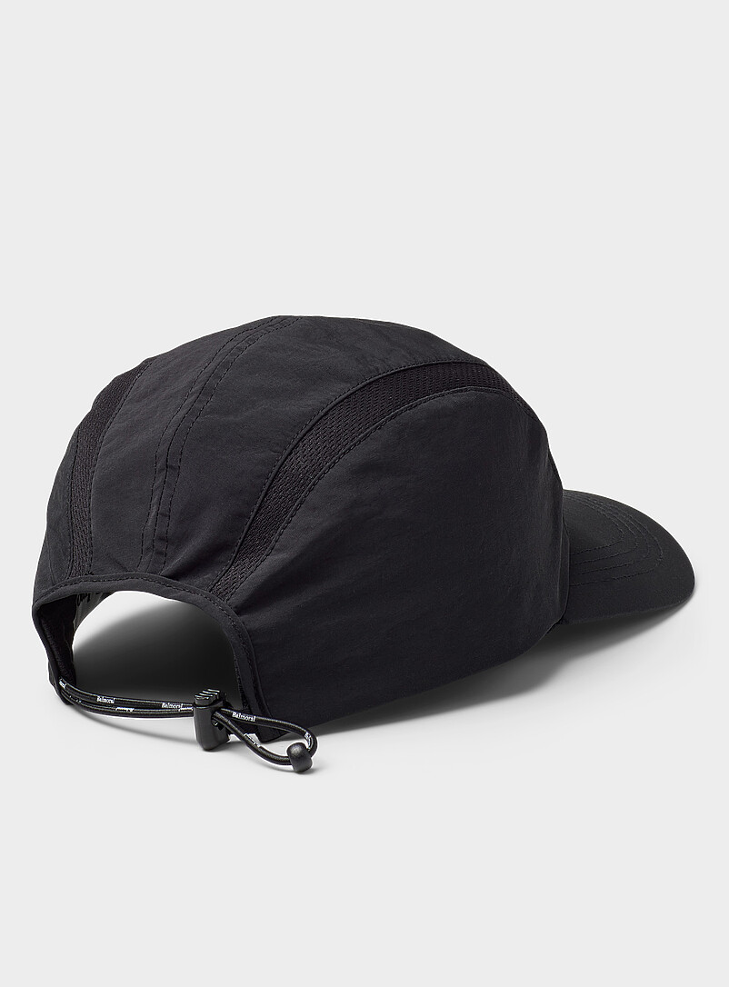 Balmoral Black Belmore 4-panel cap for men