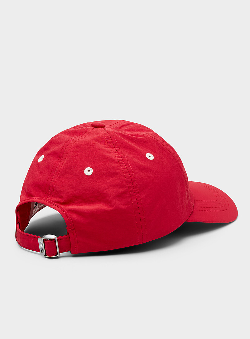 Balmoral Red Aberdeen embroidered nylon cap for men