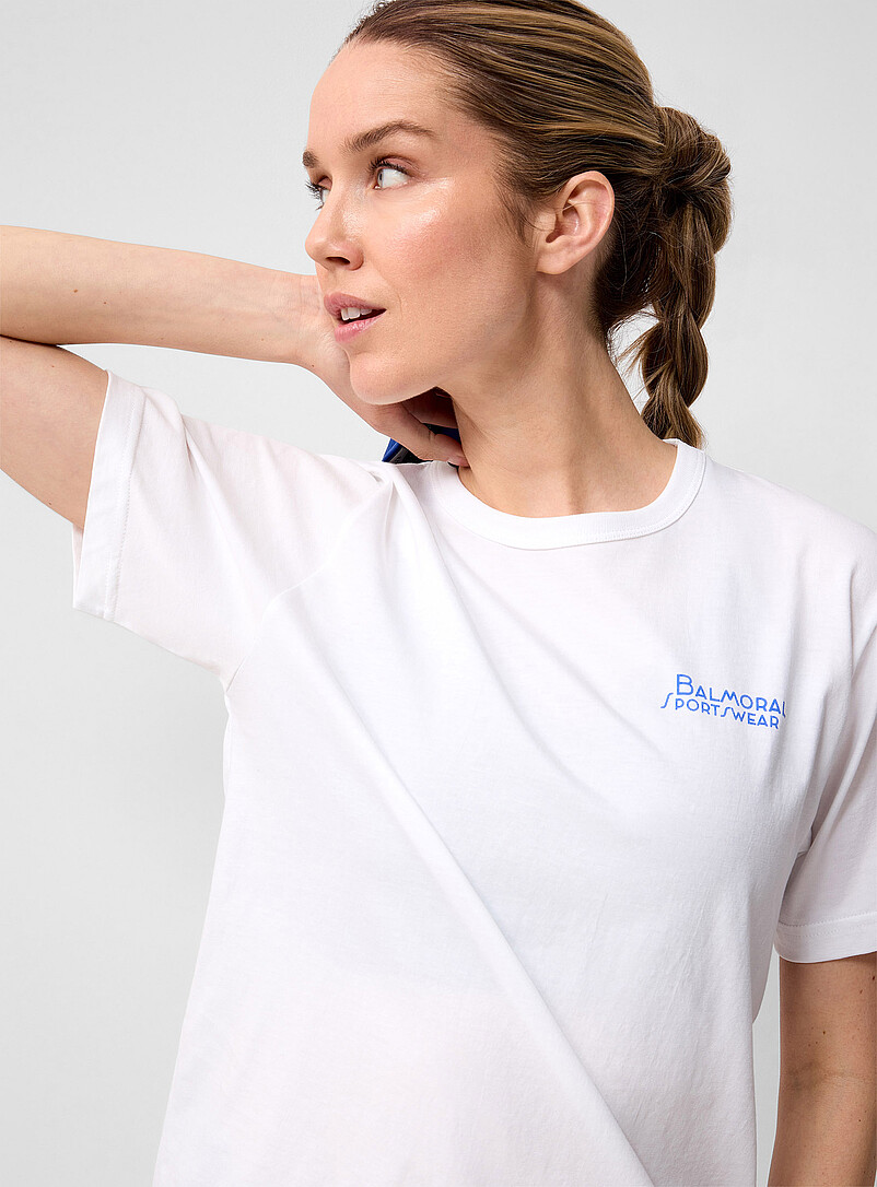 Balmoral: Le t-shirt imprim&eacute; citron Harvest Blanc pour femme