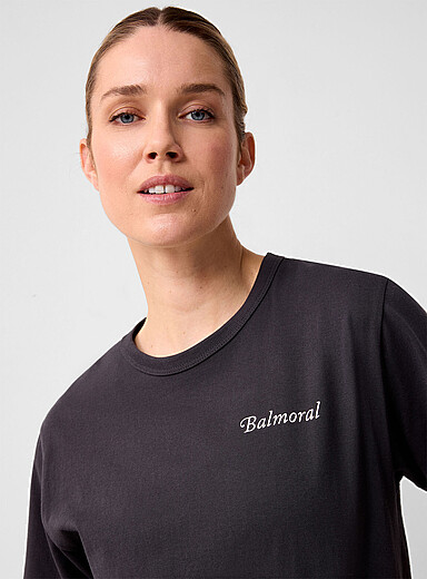 Marlowe crackled print T-shirt