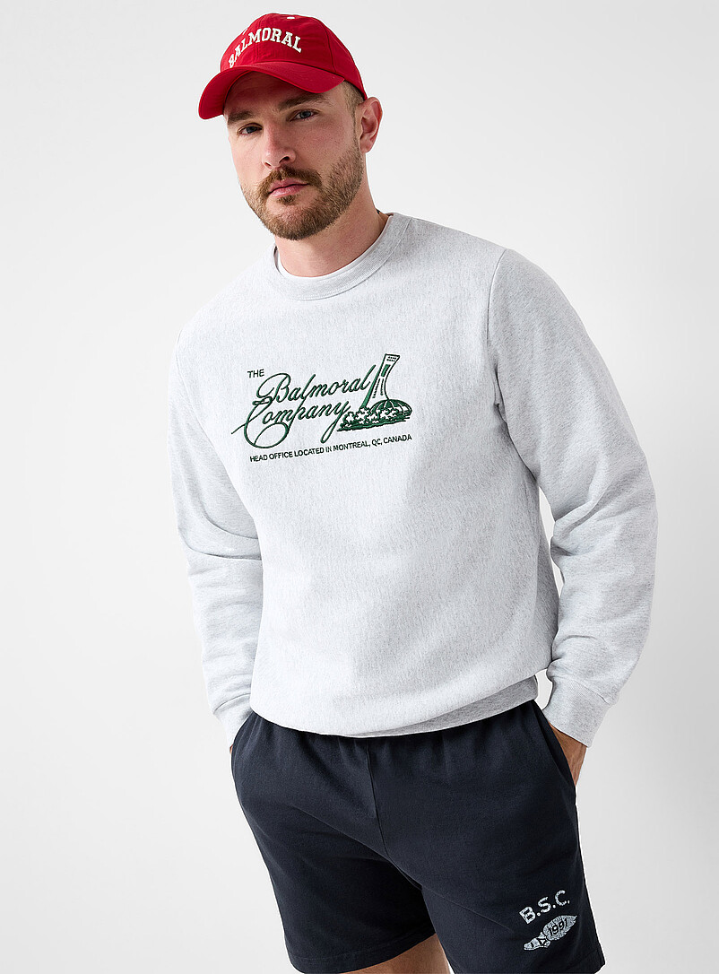 Stadium Embroidered-Logo Crew-Neck Sweatshirt