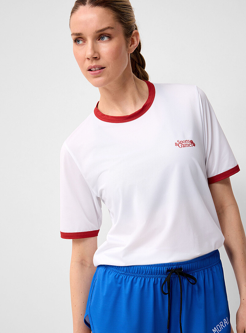 Plaza Ringer Contrast Trim T-Shirt