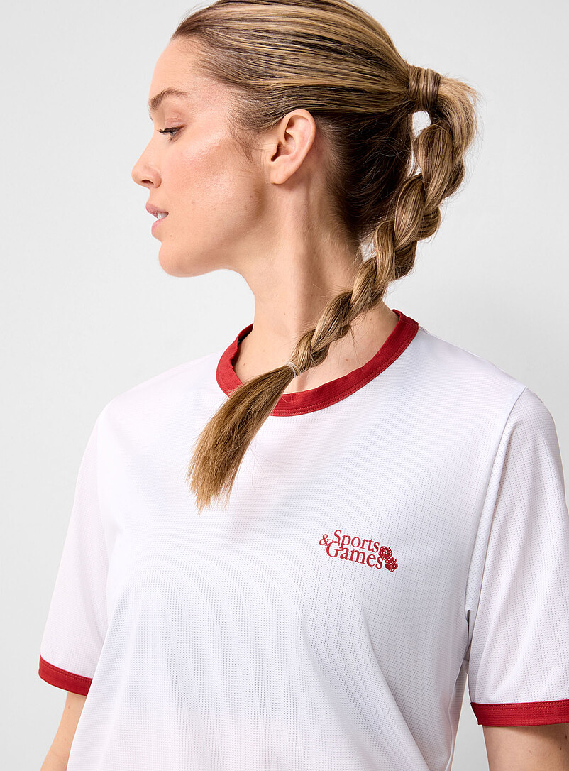 Plaza Ringer contrast trim T-shirt product image 2