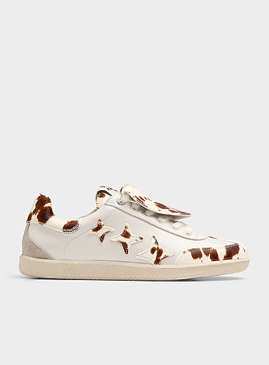 Le sneaker Plus Duke accents vache Homme