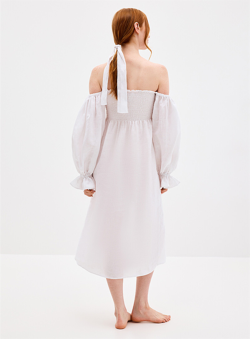 Atlanta pure linen nightgown product image 3