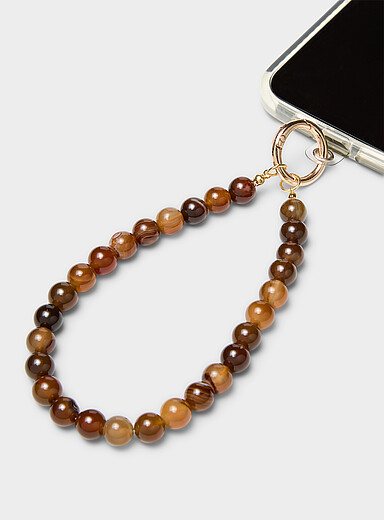 Le bracelet pour t&eacute;l&eacute;phone pierres naturelles