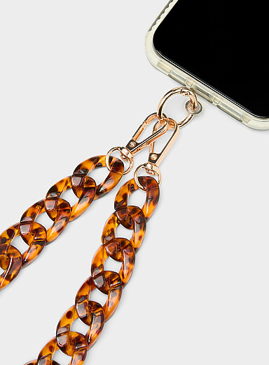 Le bracelet pour t&eacute;l&eacute;phone cha&icirc;ne &eacute;caille de tortue