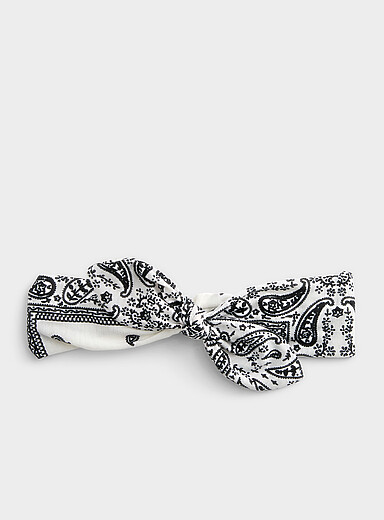 Le bandeau boucle paisley