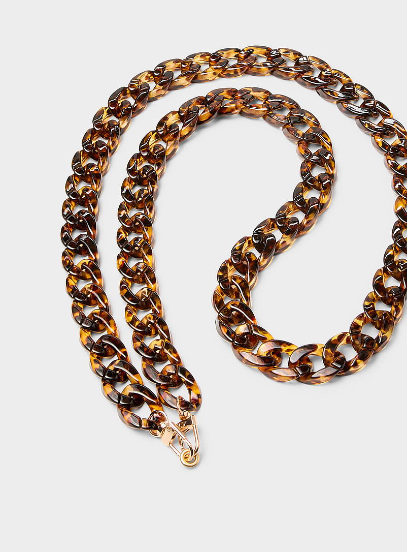 Tortoiseshell chain phone shoulder strap product image 2
