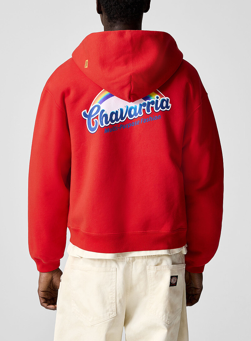 Fabuloso zip-up hood sweatshirt | Willy Chavarria | | Simons