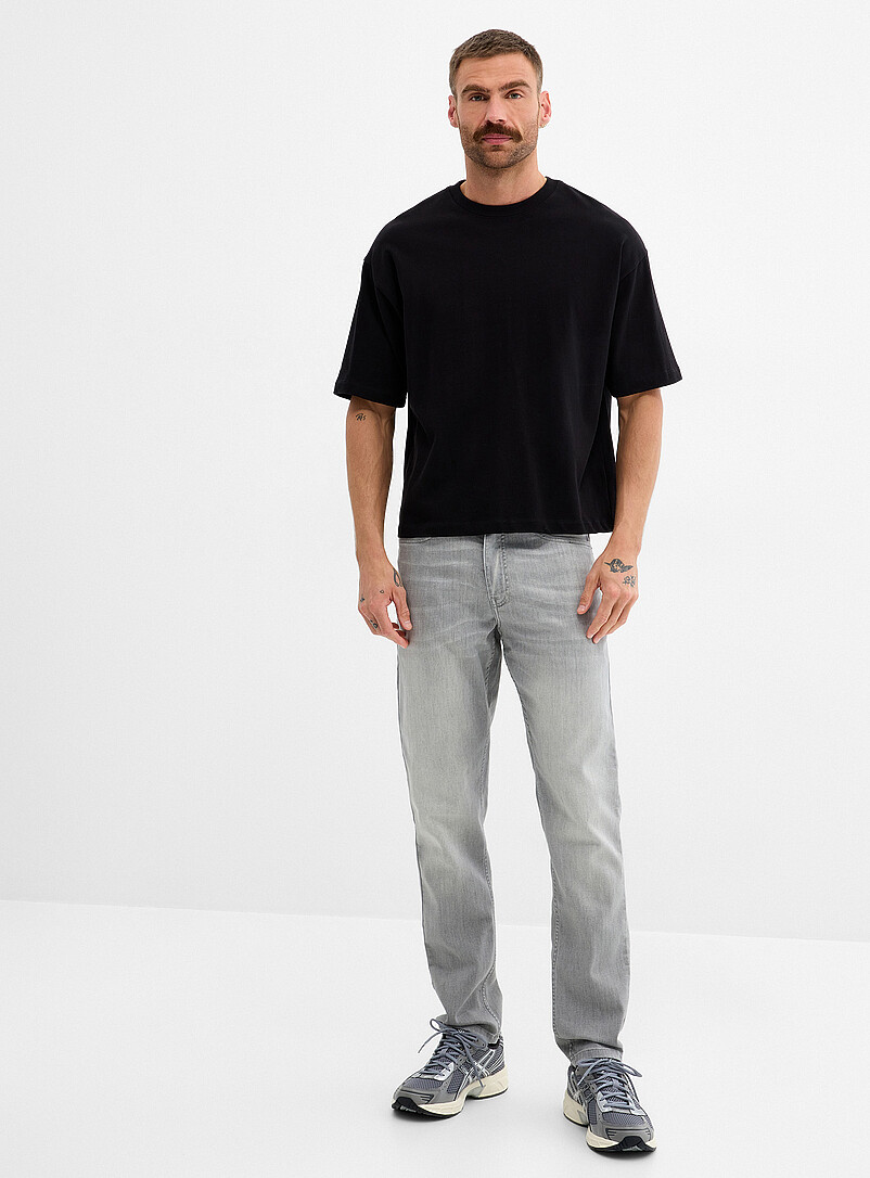 Minimalist ash-grey jean Stockholm fit - Slim product image (primary)