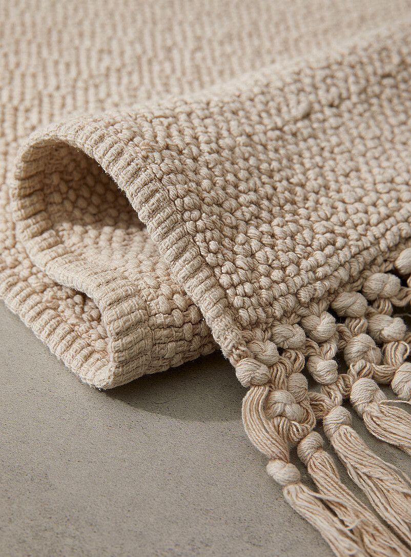 Simons Maison: Le tapis de bain boucl&eacute; 50 x 80 cm Sable
