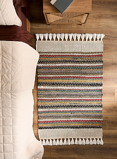 Simons Maison Assorted Chindi inspired colourful weave rug See available sizes
