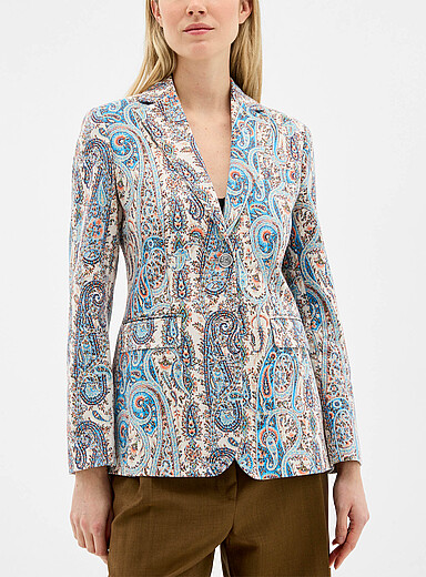 Etro: Le veston ajust&eacute; jacquard paisley Assorti pour femme