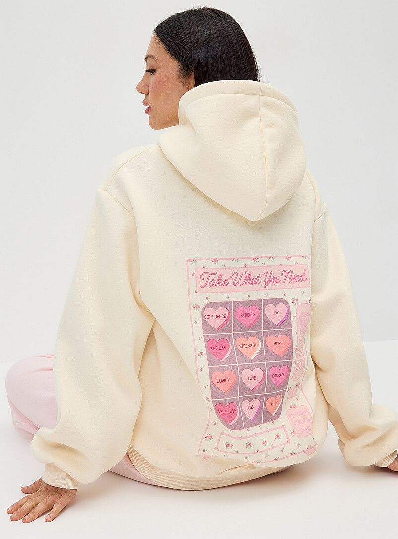 Take What You Need fleece hoodie | Happy Camp3r | Women's