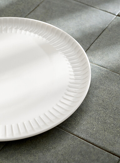 La petite assiette rainures relief