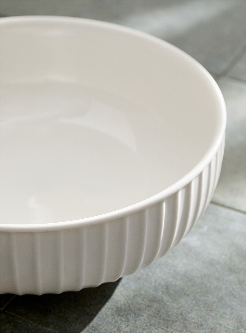 Broad grooves bowl product image 2