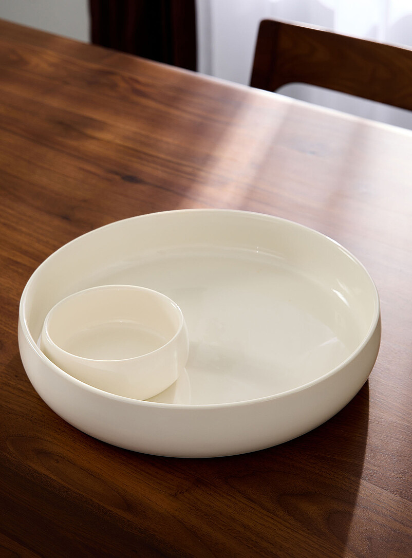 Serving dish with dip bowl product image 2