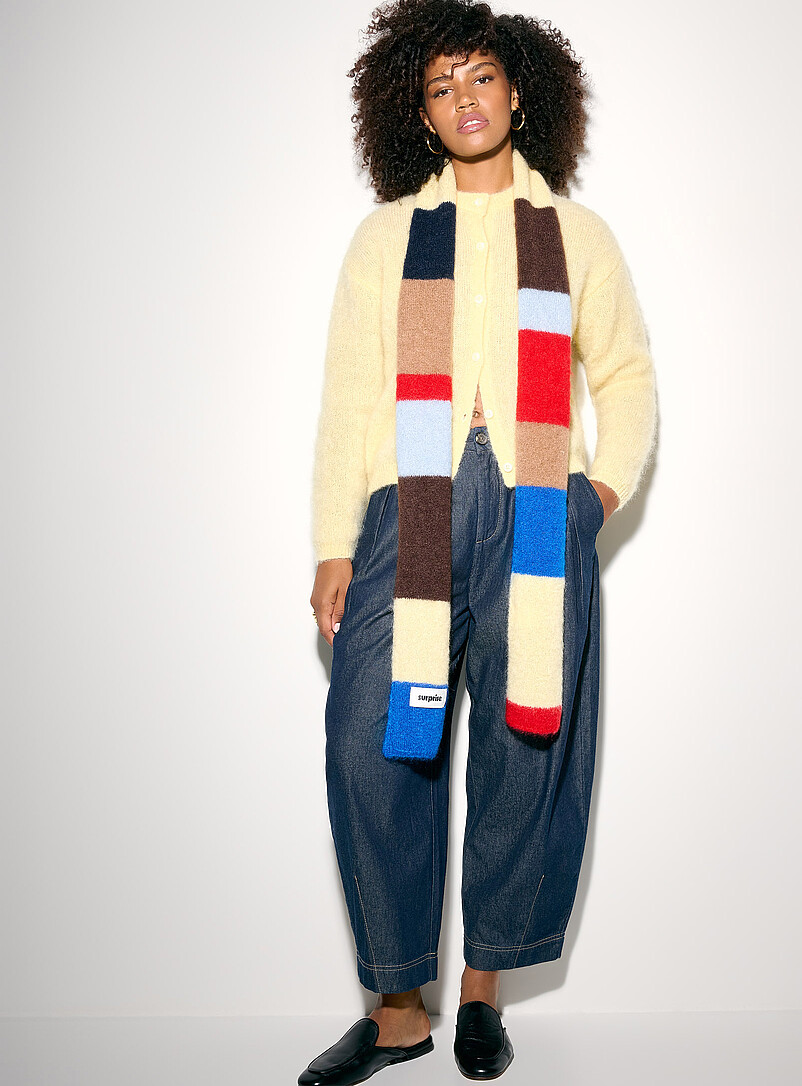 Olivia fuzzy mohair knit loose cardigan | Surprise | Shop Women's