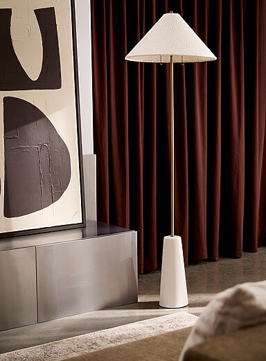 Adesso: La lampe sur pied Waylon Noir