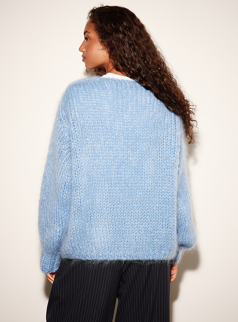 Mohair open cardigan Exclusive collection from Italy | Twik | Shop