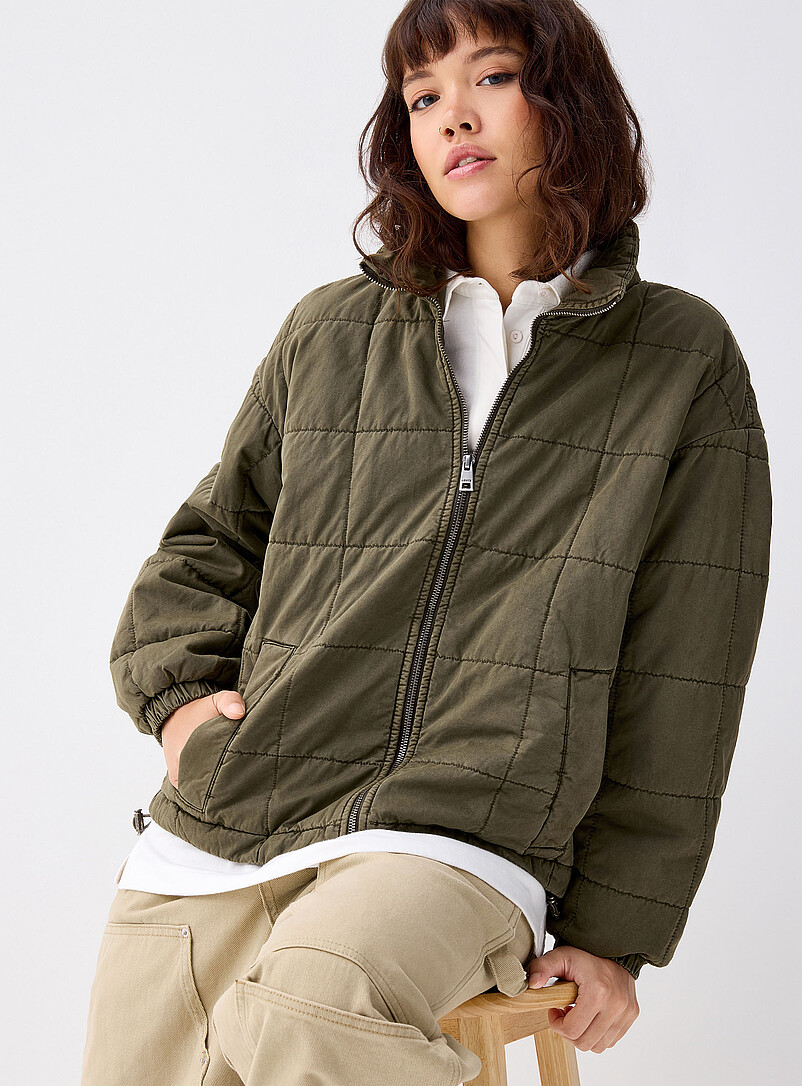 Veste Matelassée MONA - Taille 40 - Vert - Style Décontracté Streetwear - Occasion Parfait état