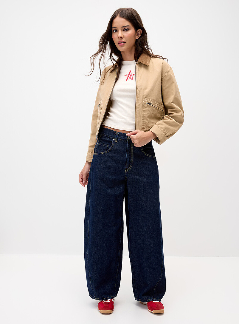 Ribbed collar utilitarian coat product image 2