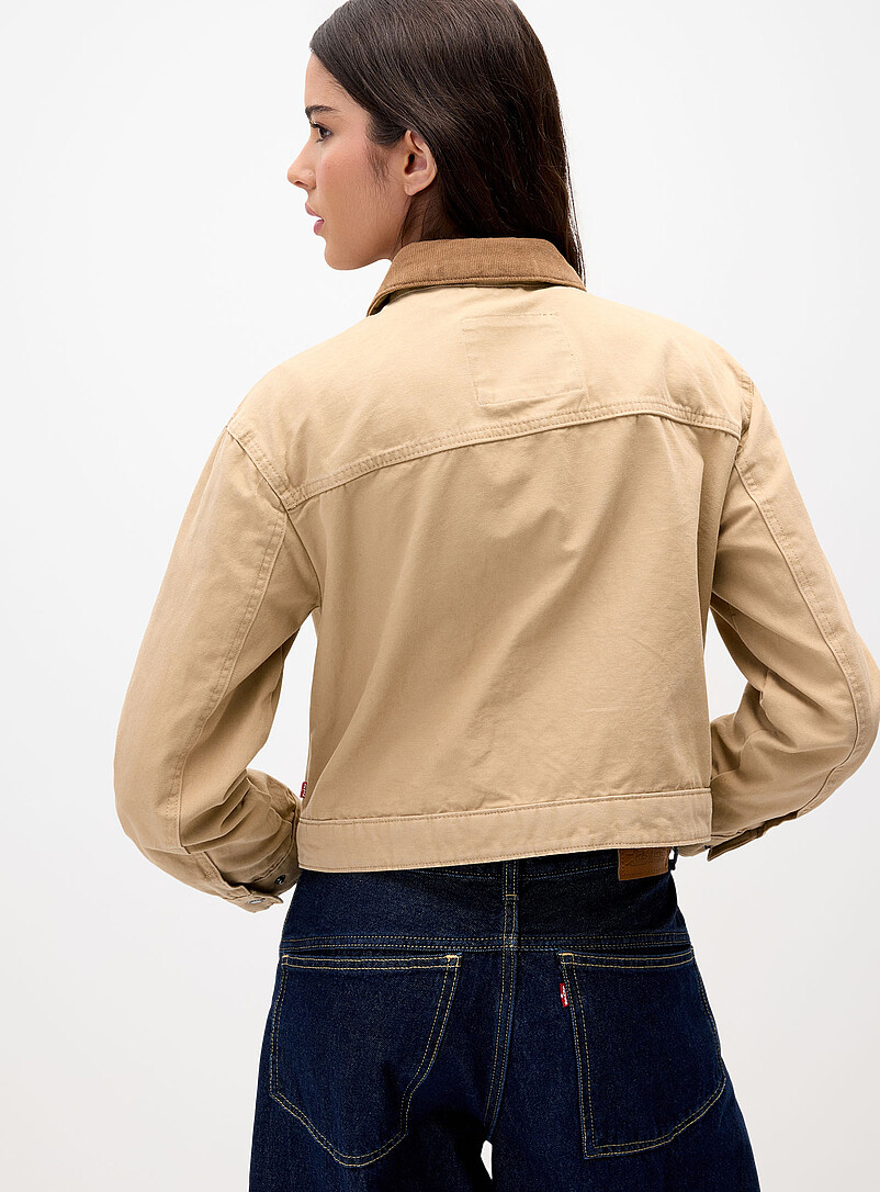 Ribbed collar utilitarian coat product image 3