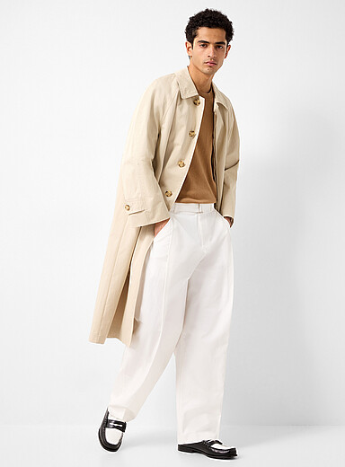 Belted pleated pant <b>Imported from Seoul</b> Loose fit
