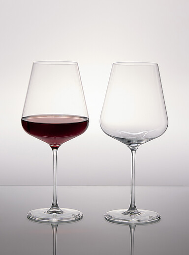 Large crystal wine glasses Set of 2