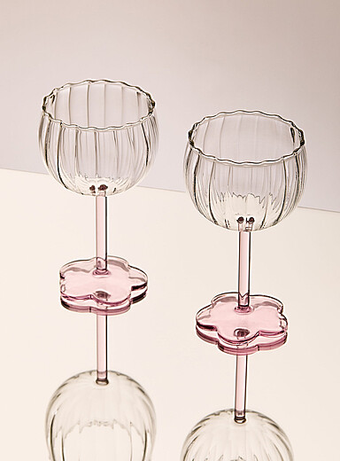 Tulip cocktail glasses Set of 2