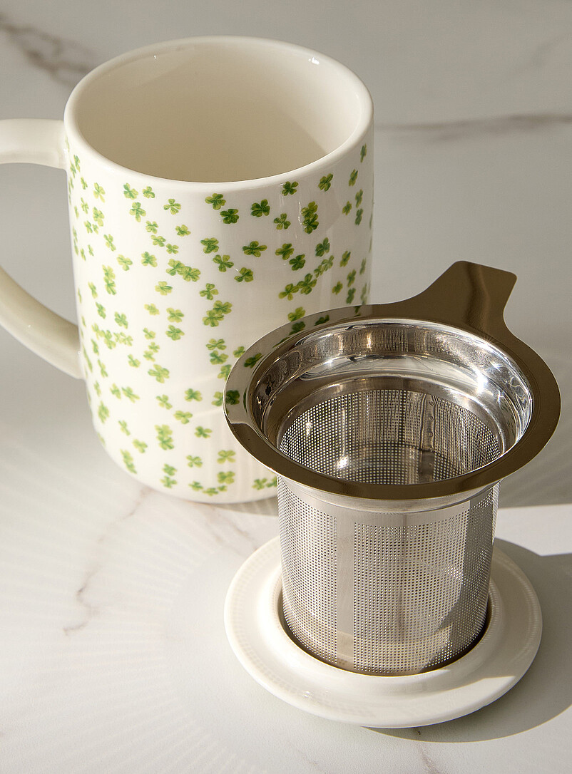 Clover mug with infuser and lid 3-piece set product image 2