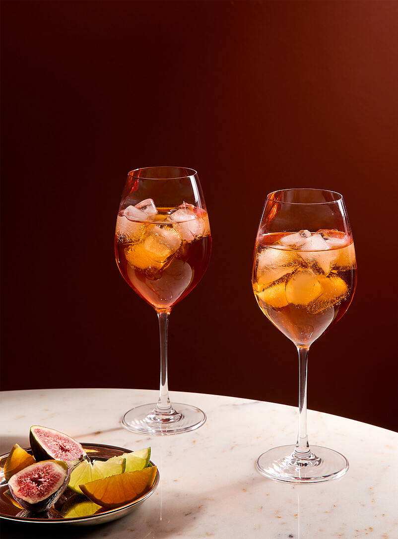 Large minimalist wine glasses Set of 2 product image (primary)