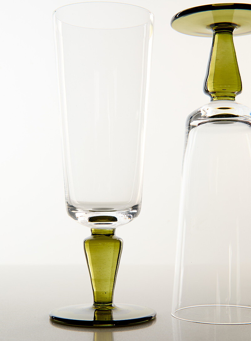 Small two-tone champagne glasses Set of 2 product image 2