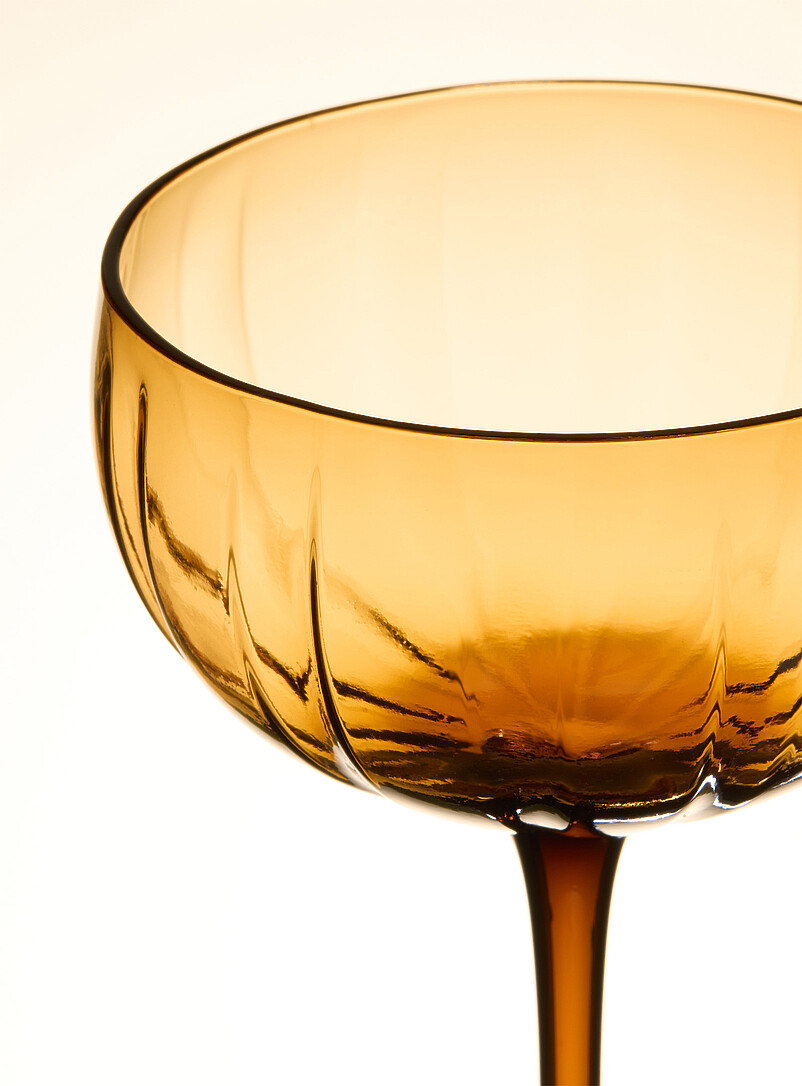 Amber cocktail glasses Set of 2 product image 2